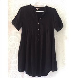 Aritzia Wilfred black babydoll dress